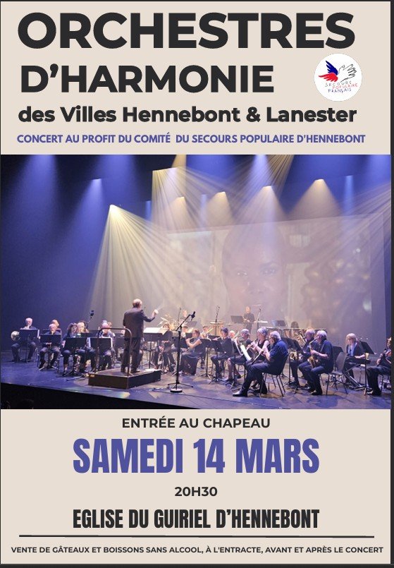 Affiche concert 14 mars 2026 image